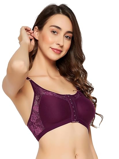 Clovia Women’s Cotton Solid Full-Cup Bra – Non-Padded, Wire-Free Everyday Comfort